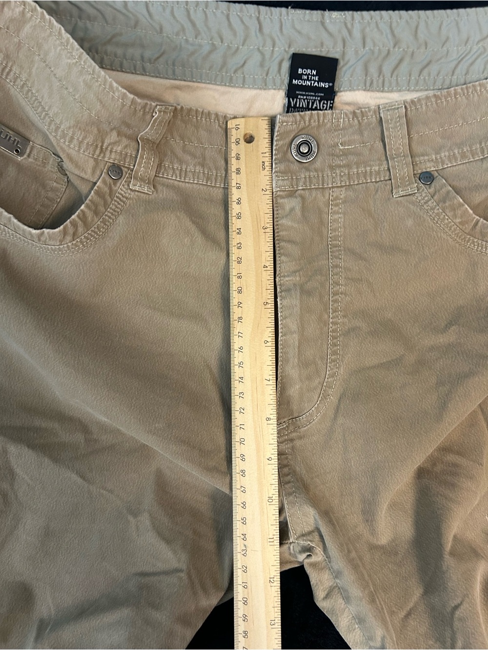 Kuhl Revolvr Pants Mens 36x34 Light Brown Stretch Canvas Hiking Workwear Utility - Picture 12 of 12